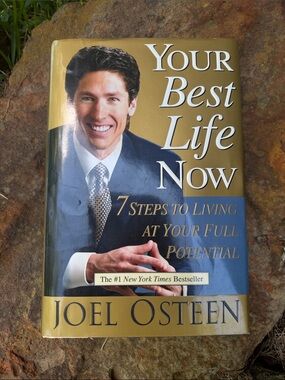 Joel Osteen Your Best Life Now - Gold Hardcover Inspirational Book